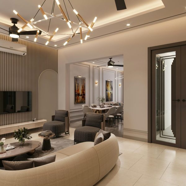 Living Room Wall Design & Wall Painting Ideas